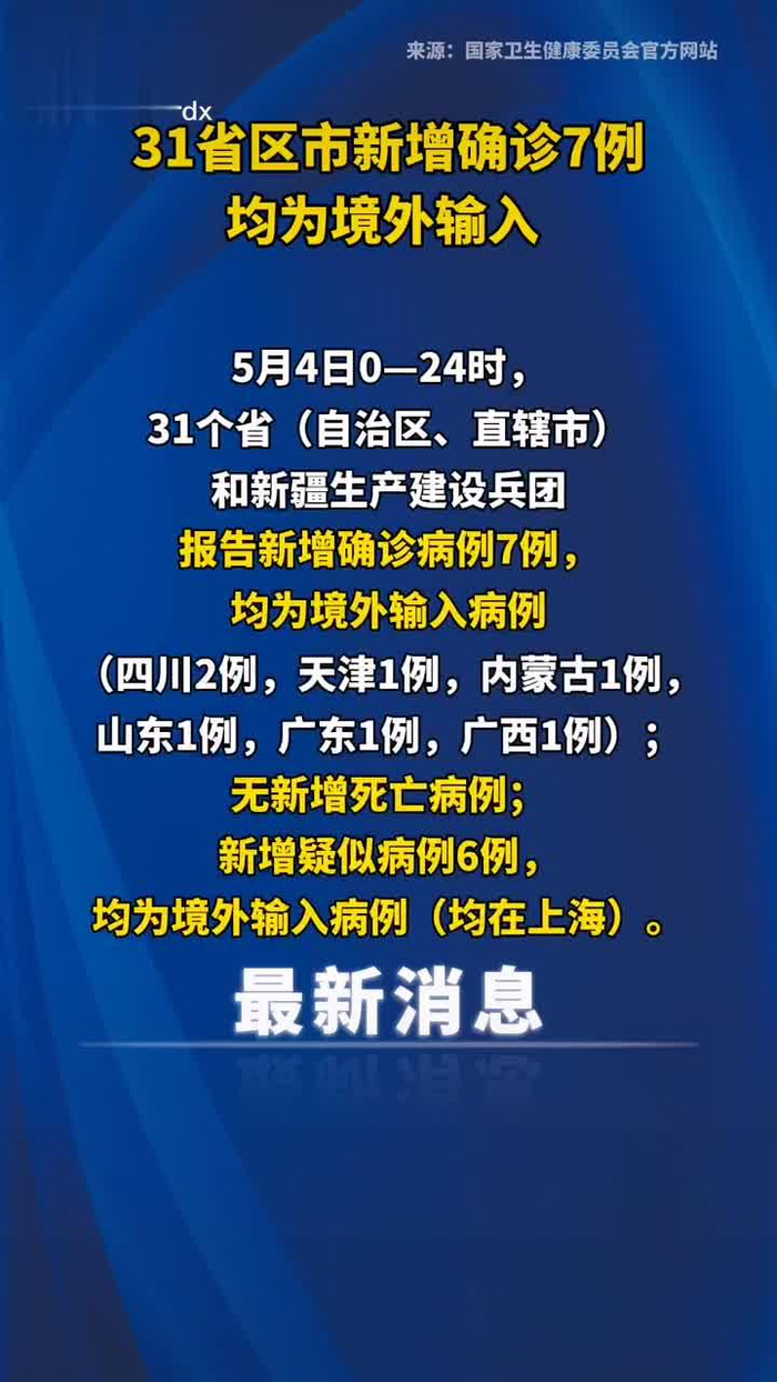 【31省区市无新增本土确诊/31省区市新增确诊92例 本土73例】-第1张图片